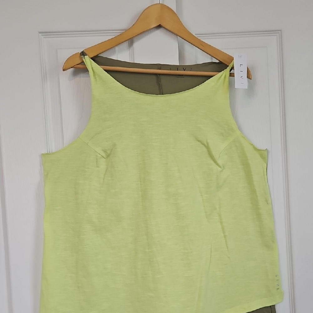 Lane Bryant Lime Green Tank Top